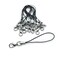 4, 20 or 50 Pieces: Black and Silver Cell Phone Lanyard Wrist Straps